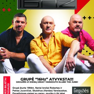 Grupe 16hz – Lithuanian Party Night – 21st Geguzes – £20 Entry
